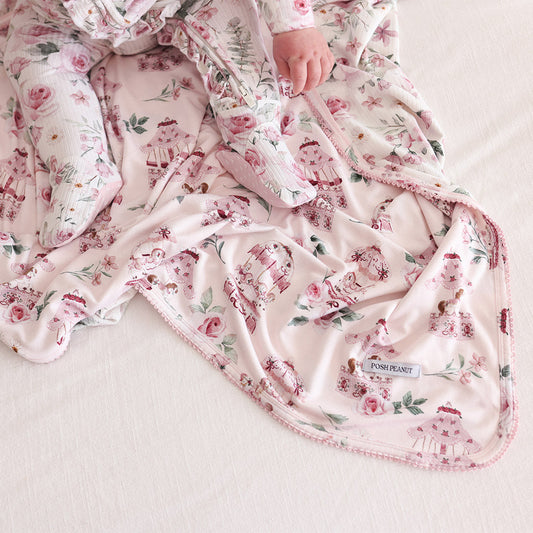 Parisian Carousel & Bianca Jane Picot Patoo® Blanket