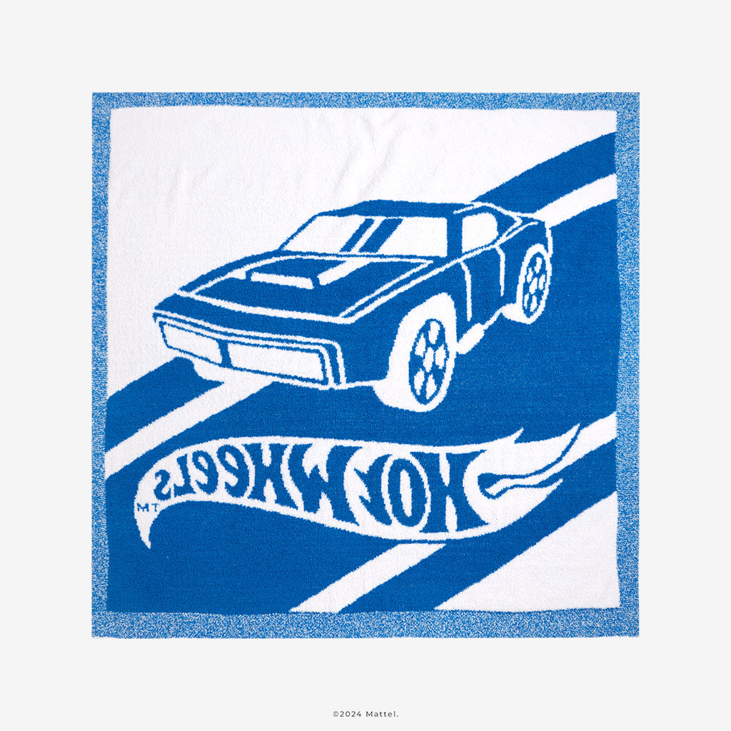 Classic Hot Wheels™ Blue Luxe Cuddle Patoo® Blanket