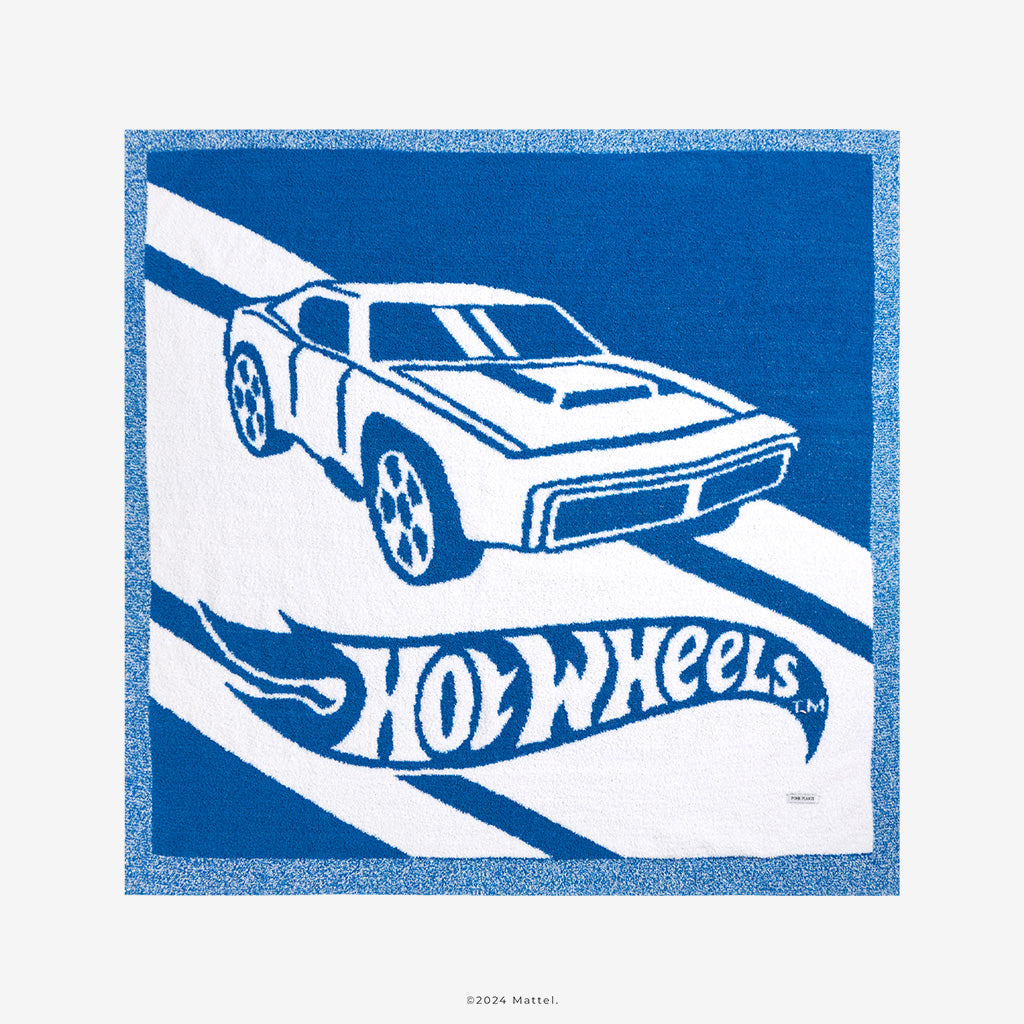 Classic Hot Wheels™ Blue Luxe Cuddle Patoo® Blanket