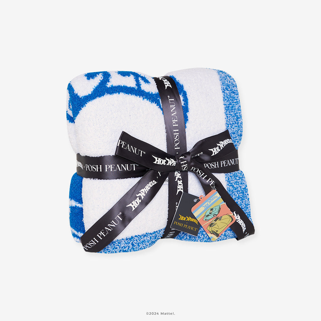 Classic Hot Wheels™ Blue Luxe Cuddle Patoo® Blanket