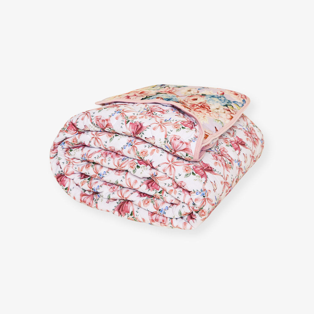 Loraine & Tindra Reversible Quilted Patoo® Blanket