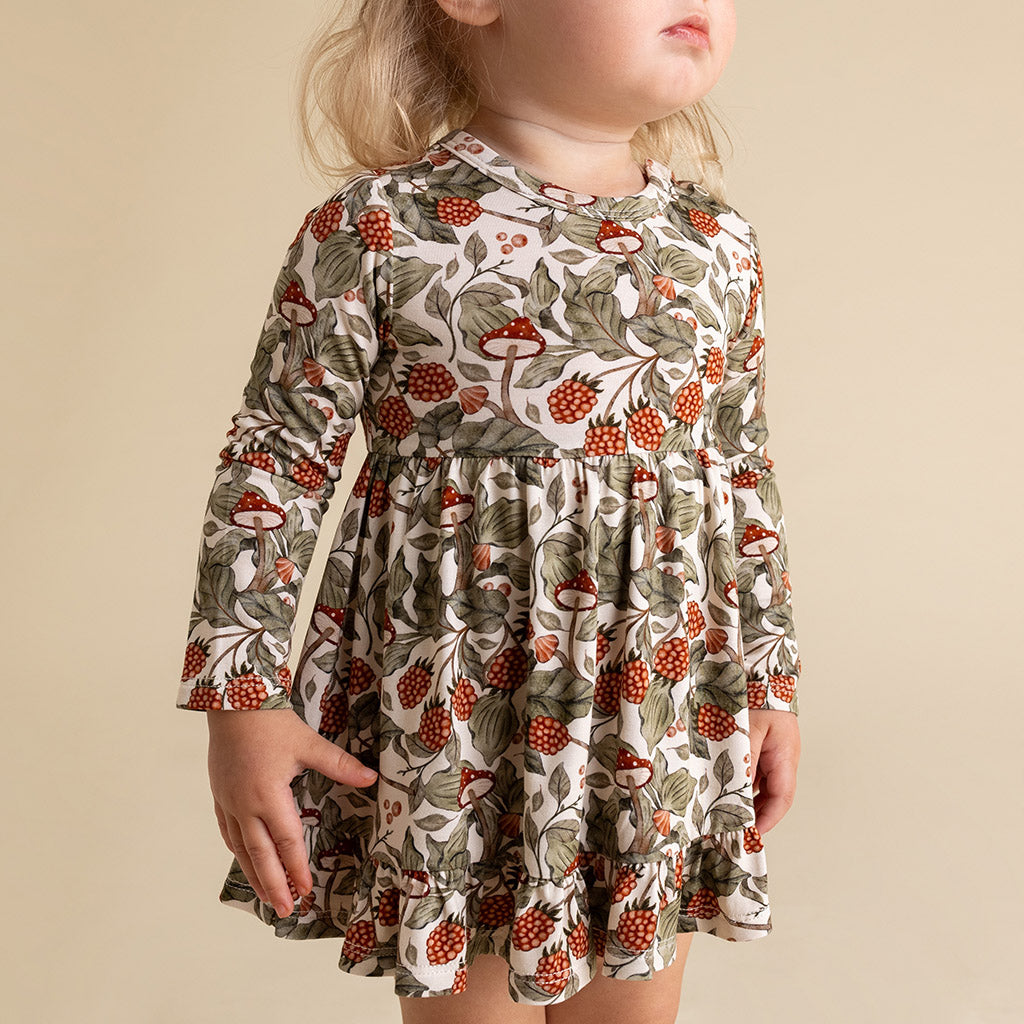 Wilda Ruffled Bodysuit Dress