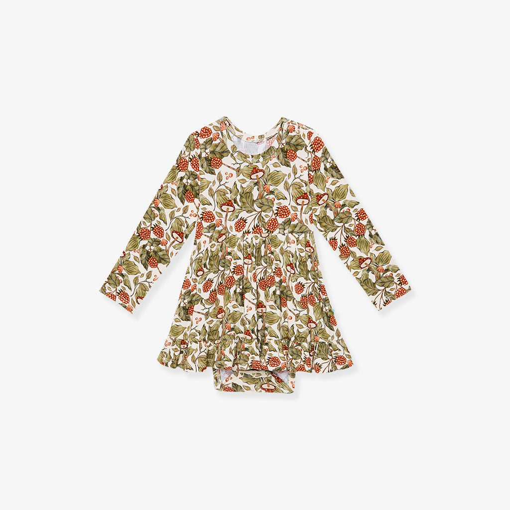 Wilda Ruffled Bodysuit Dress