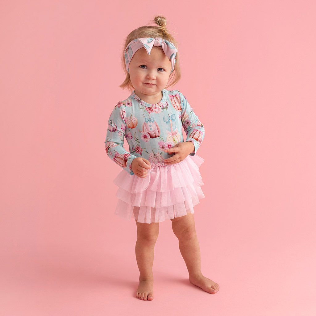 Edie Long Sleeve Tulle Skirt Bodysuit