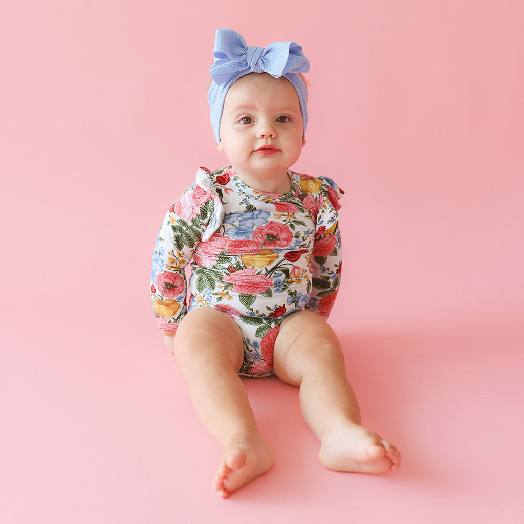 Rubina Long Sleeve Ruffled Bodysuit
