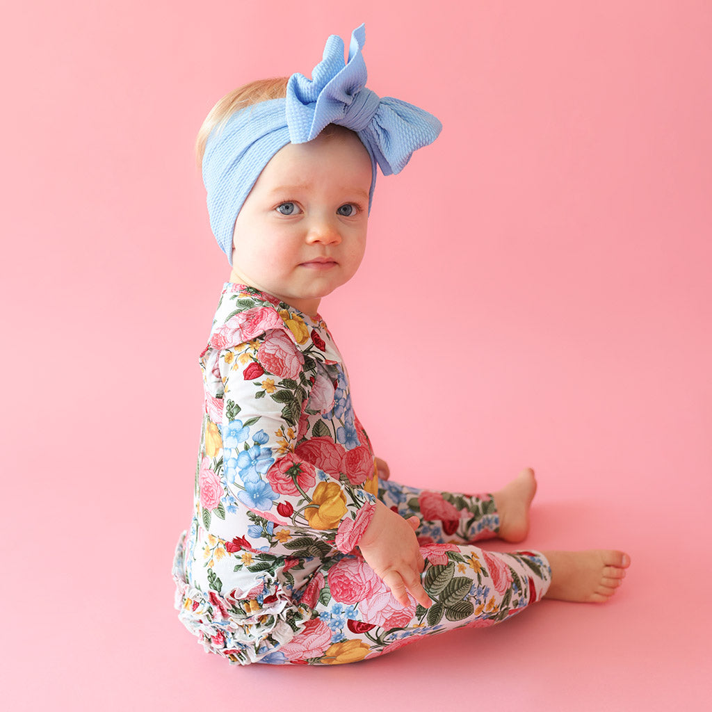 Rubina Long Sleeve Ruffled Bodysuit