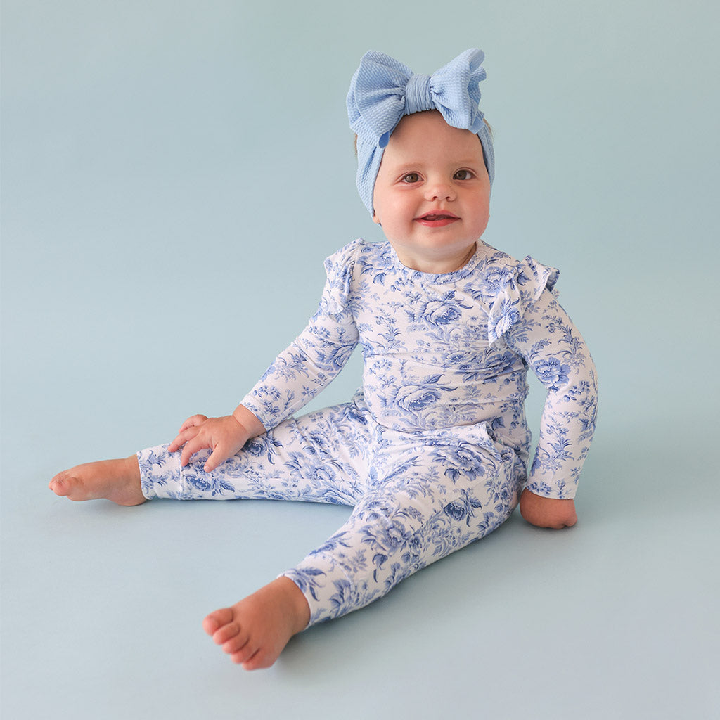 Yve Long Sleeve Ruffled Bodysuit