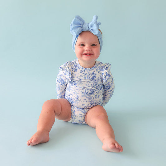 Yve Long Sleeve Ruffled Bodysuit