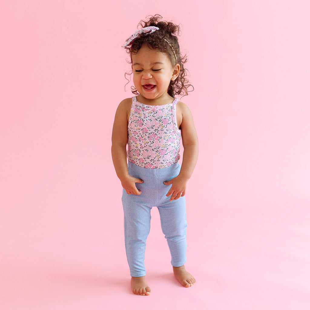 Light Blue Denim Leggings