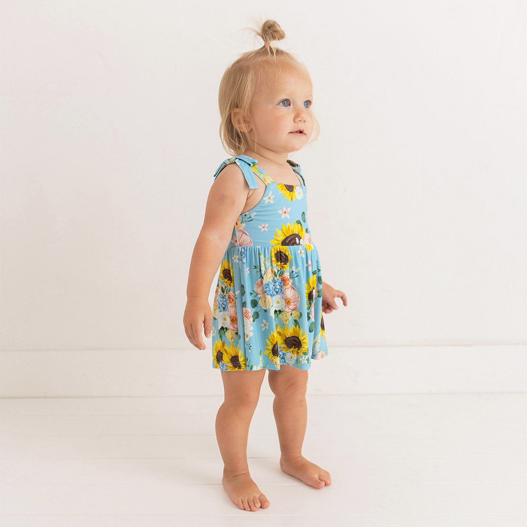 Teresa Marie Bow Babydoll Bodysuit Dress
