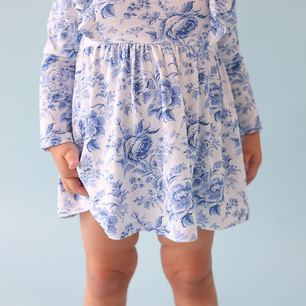 Yve Ruffled Bodysuit Dress