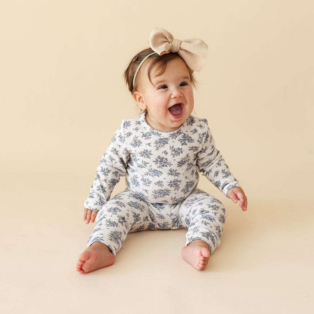 Esmerelda Pointelle Picot Edge Bodysuit