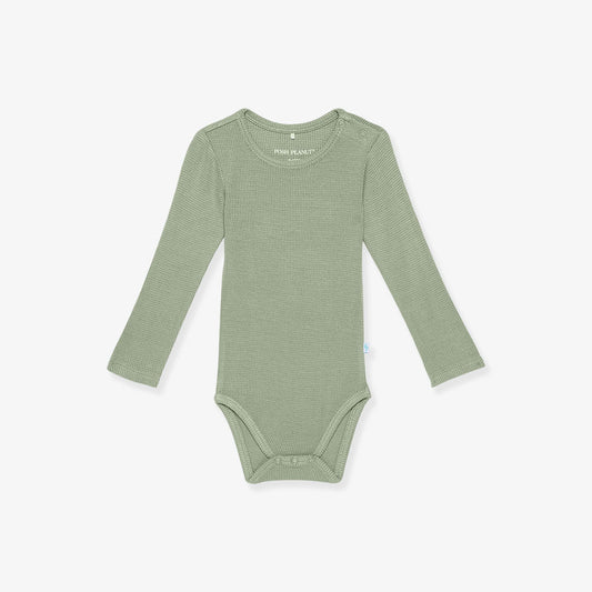 Soft Jade Waffle Bodysuit