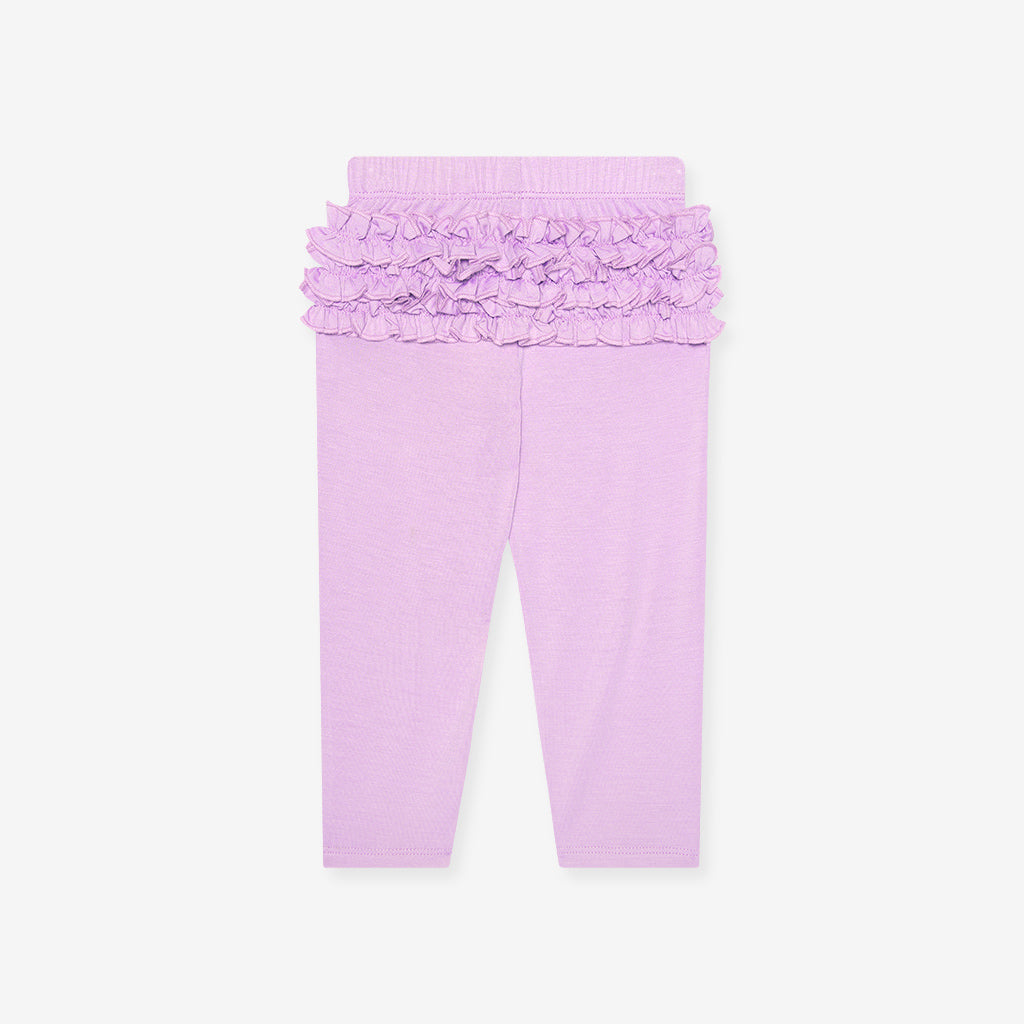Raya Purple Ruffled Bum Leggings