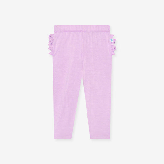 Raya Purple Ruffled Bum Leggings