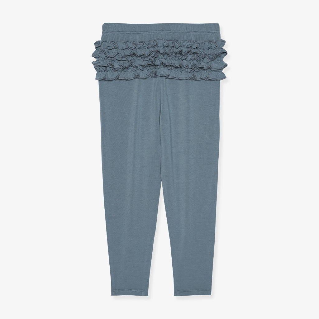 Slate Ruffled Bum Leggings