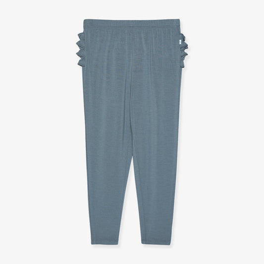Slate Ruffled Bum Leggings