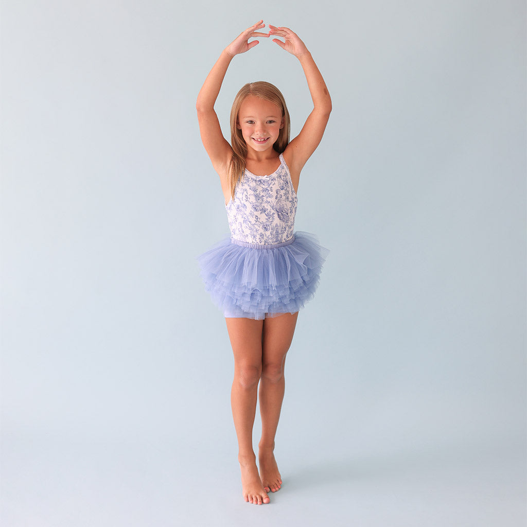 Blue Dew Tulle Skort
