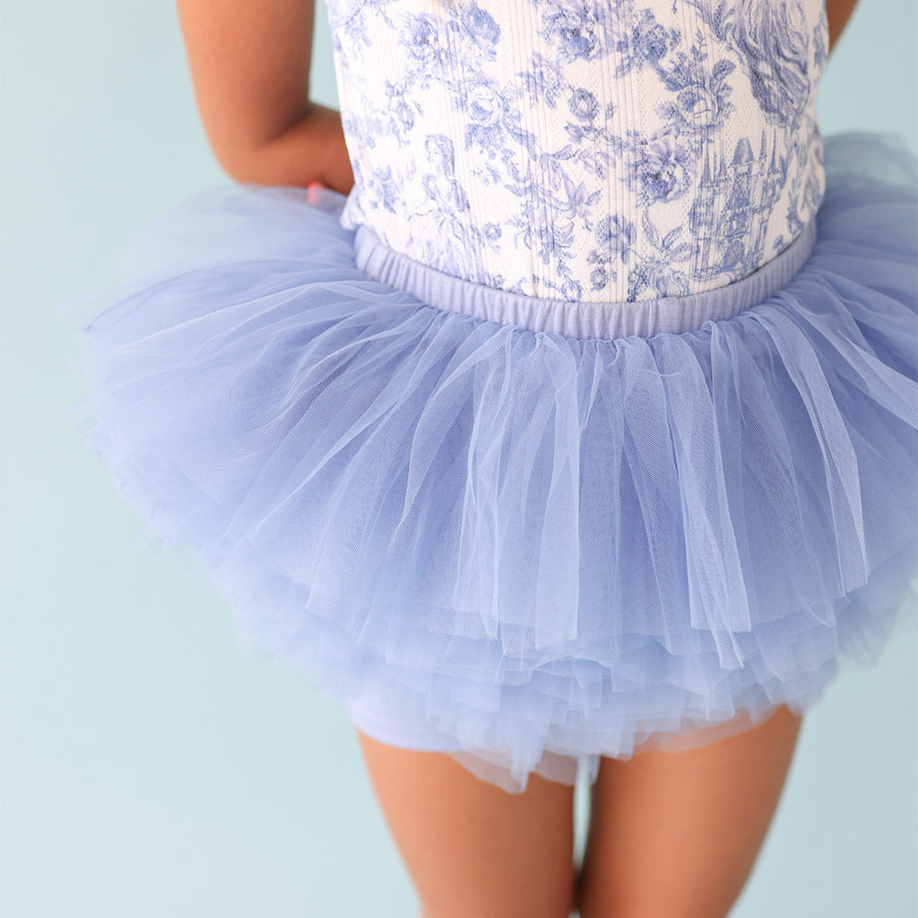 Blue Dew Tulle Skort