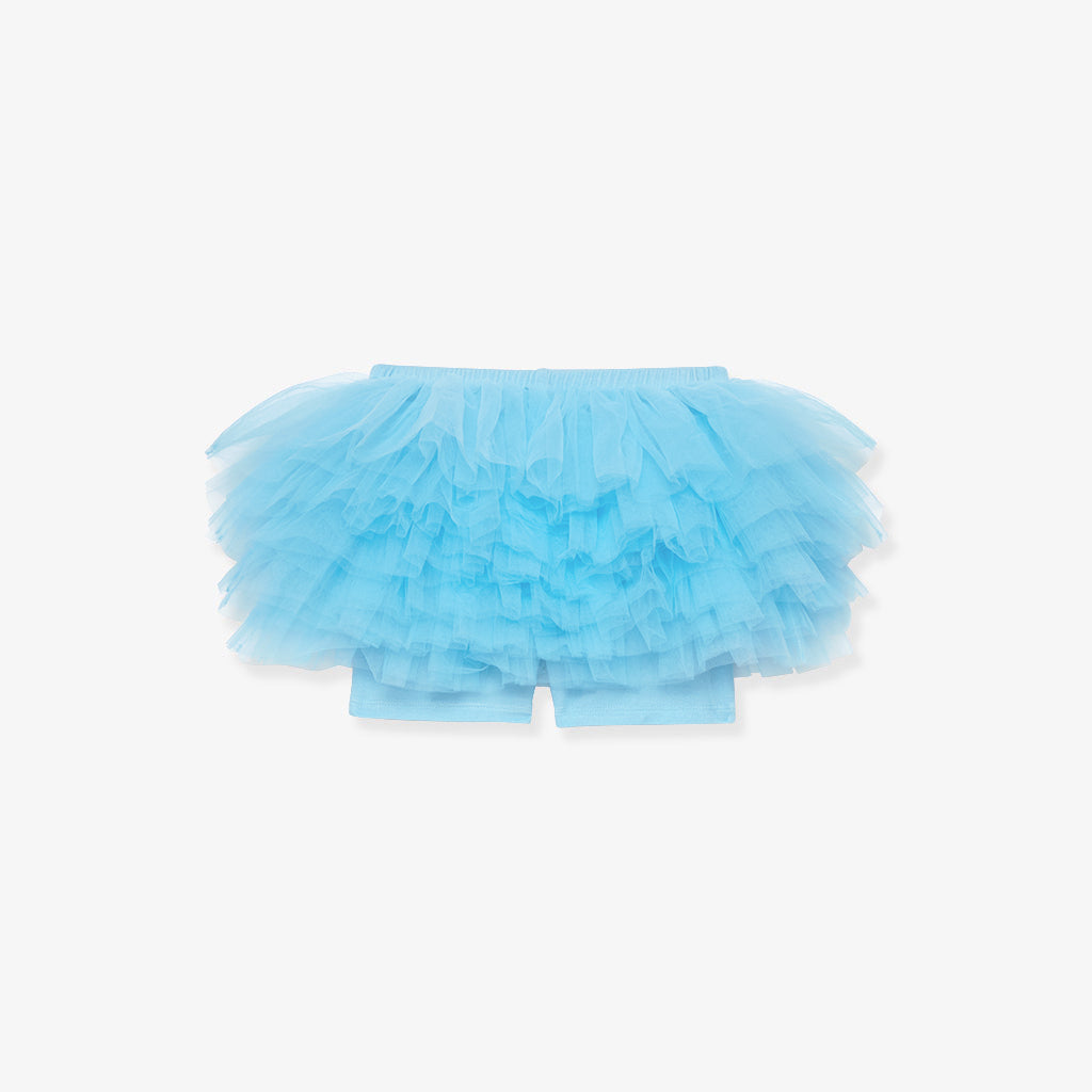 Icicle Blue Tulle Skort