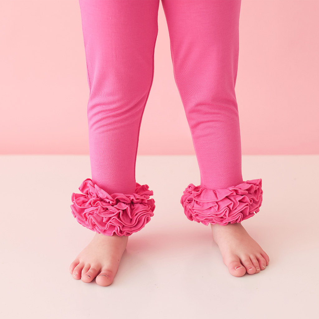 Posh Hot Pink Cha-Cha Leggings