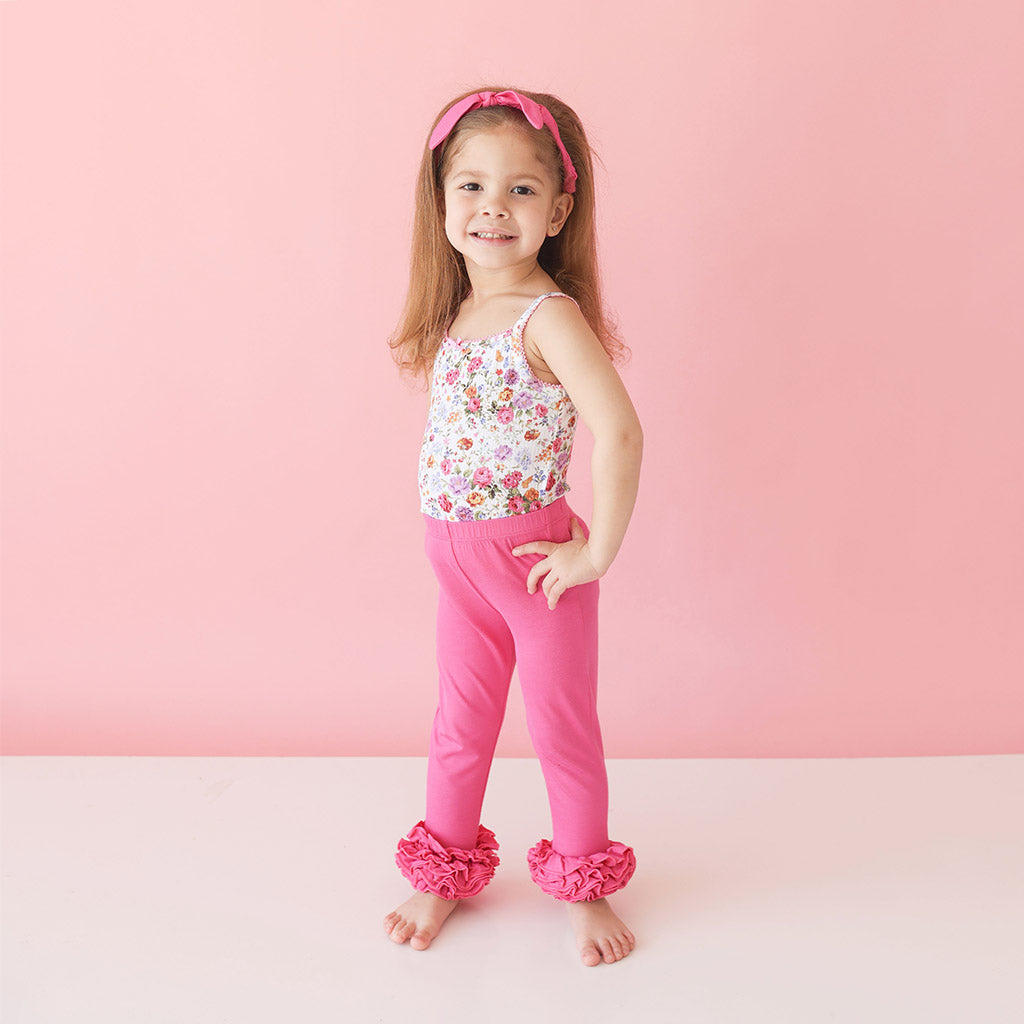 Posh Hot Pink Micro Bow Headwrap