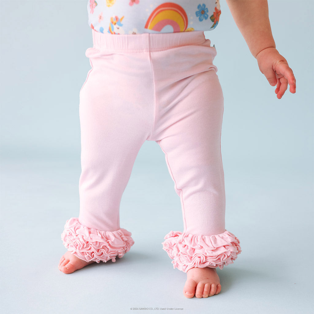 Springtime Pastel Pink Cha-Cha Leggings