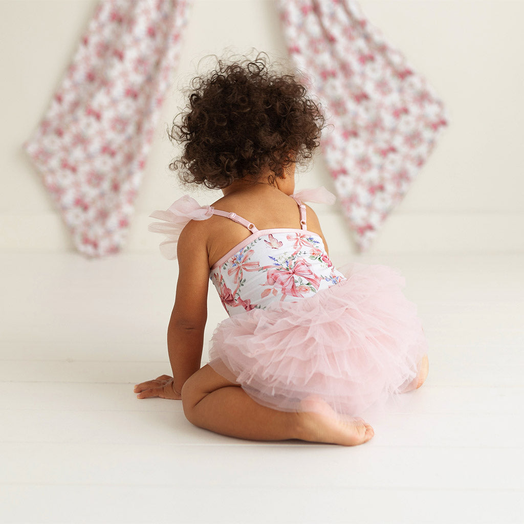 Rose Petal Tulle Bloomer
