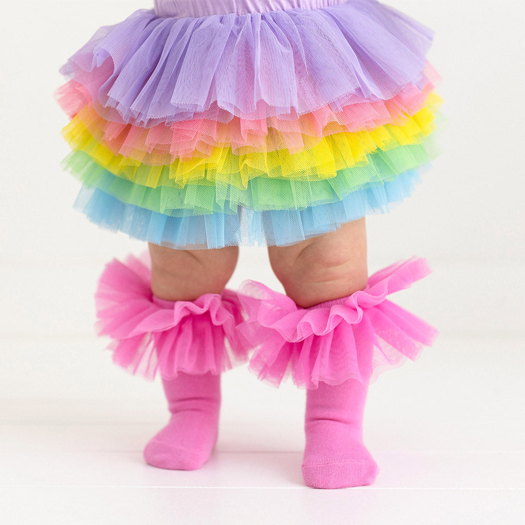 Rainbow Stripe Tulle Bloomer