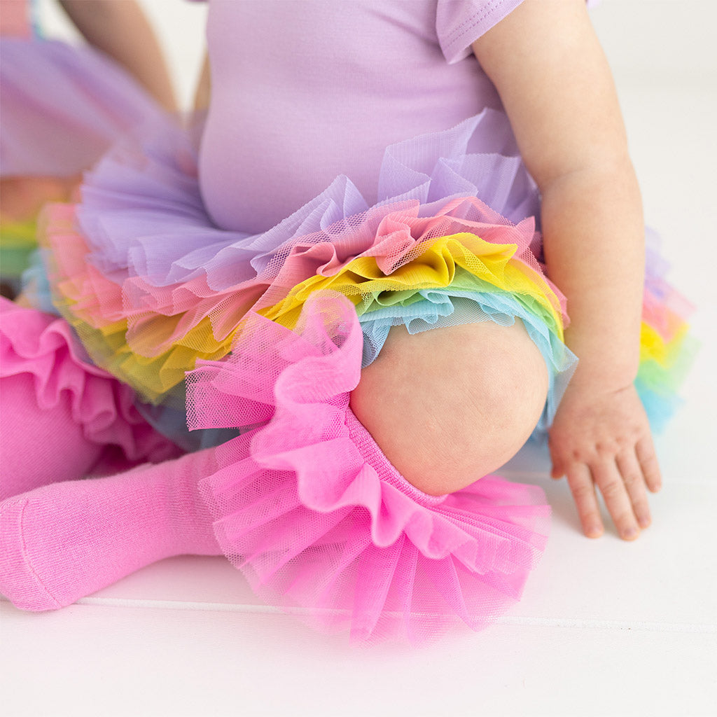 Rainbow Stripe Tulle Bloomer