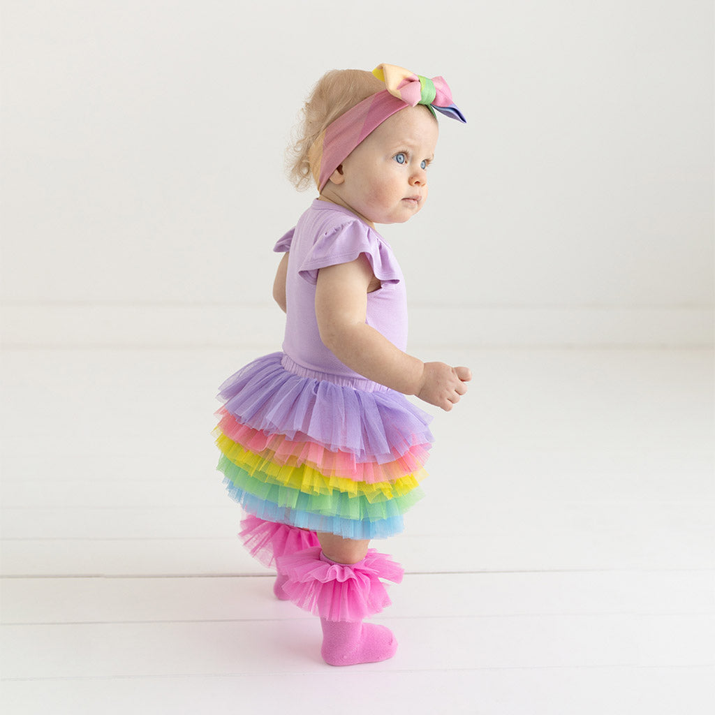 Rainbow Stripe Tulle Bloomer