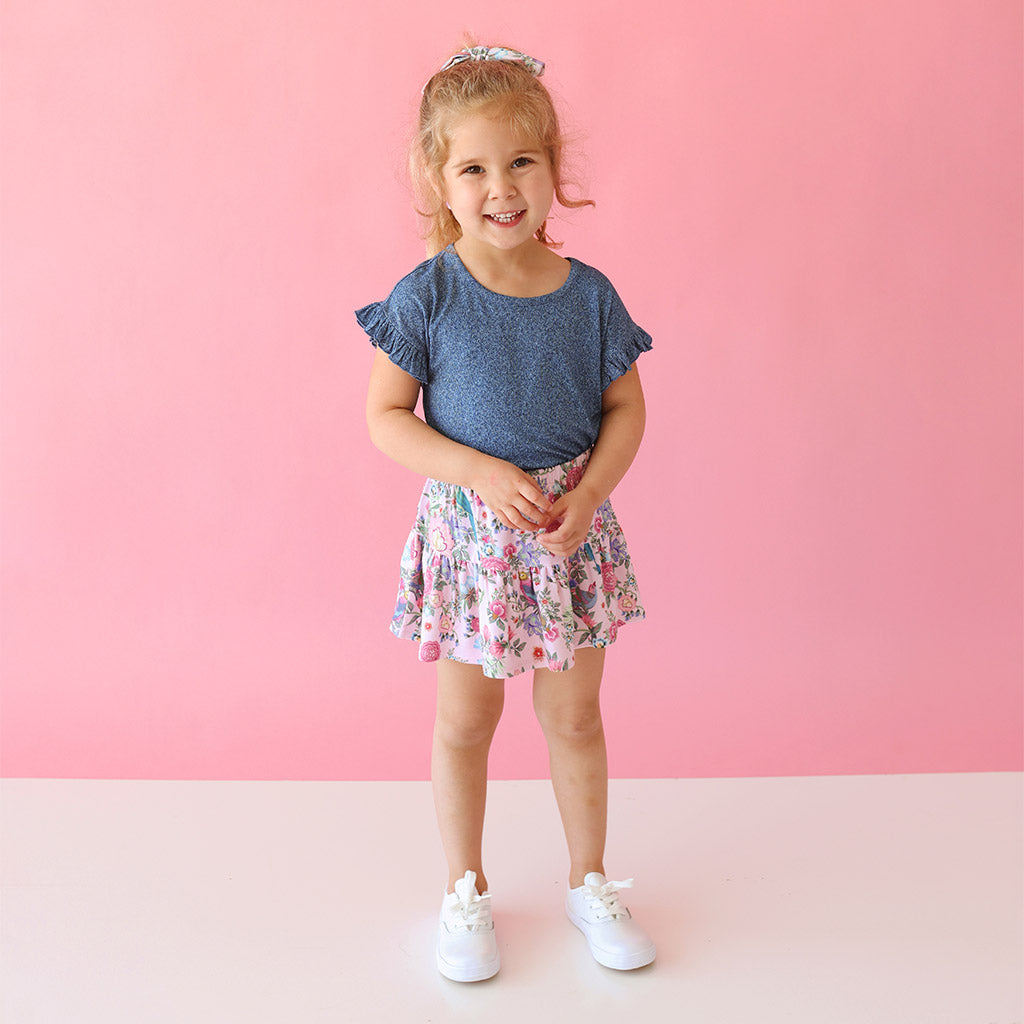 Christine French Terry Skater Skirt