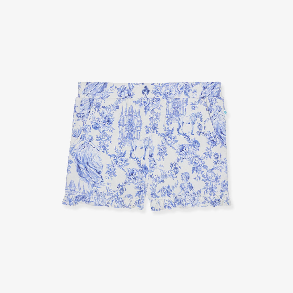 Briar French Terry Ruffled Shorts