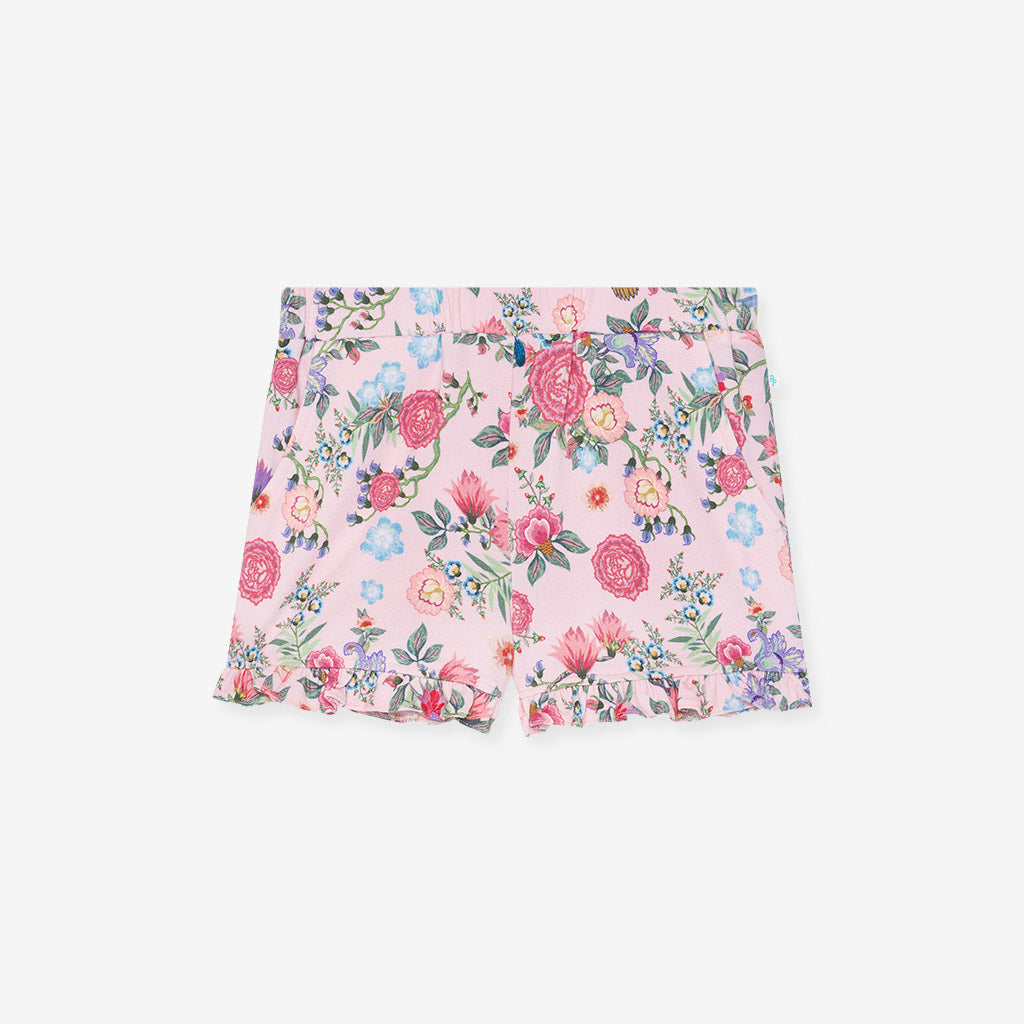 Christine French Terry Ruffled Shorts
