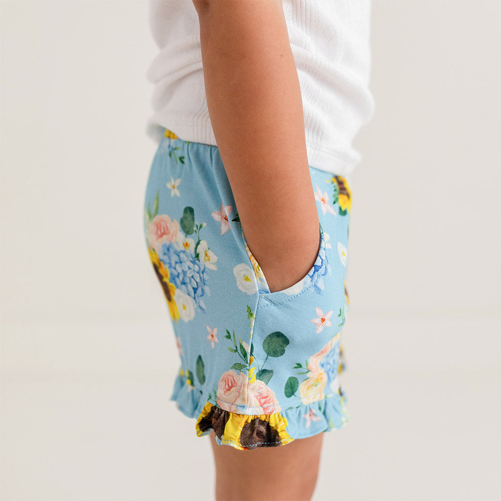 Teresa Marie Ruffled Shorts
