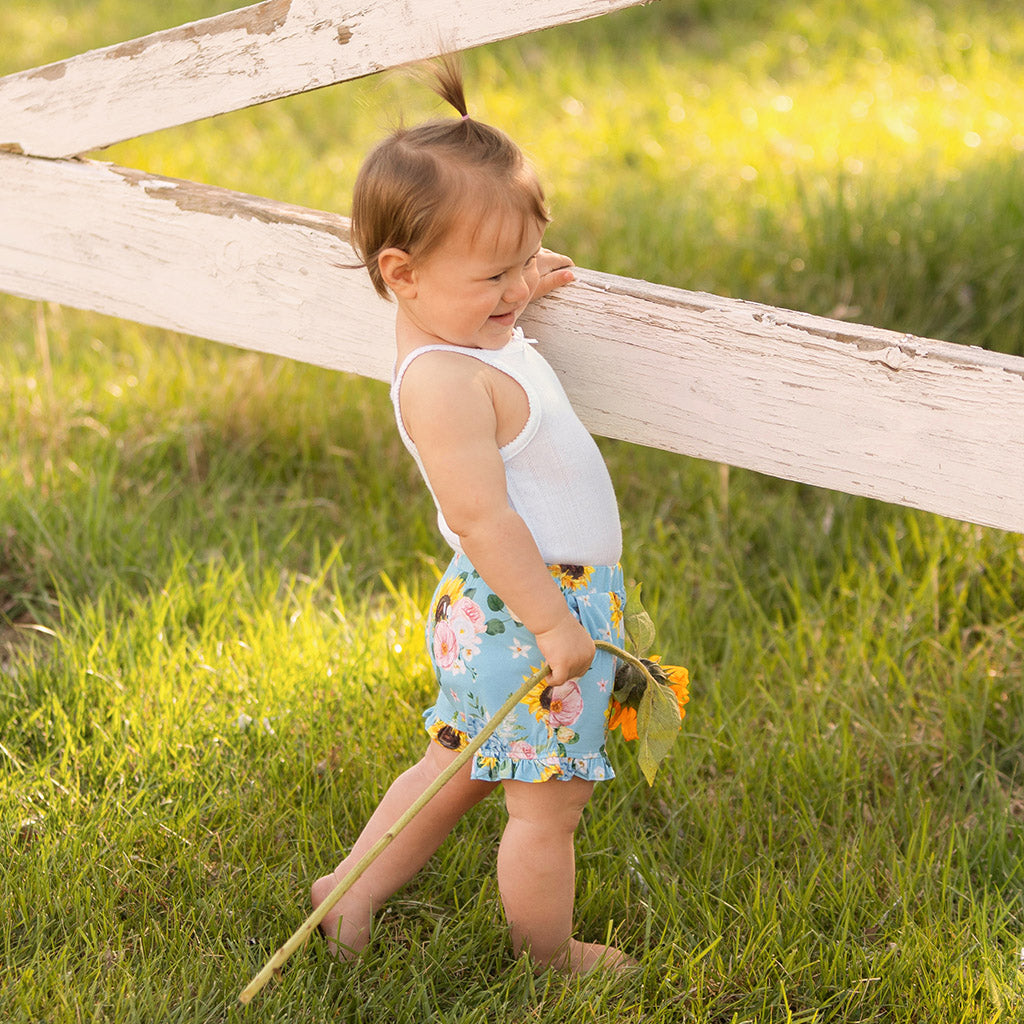 Teresa Marie Ruffled Shorts