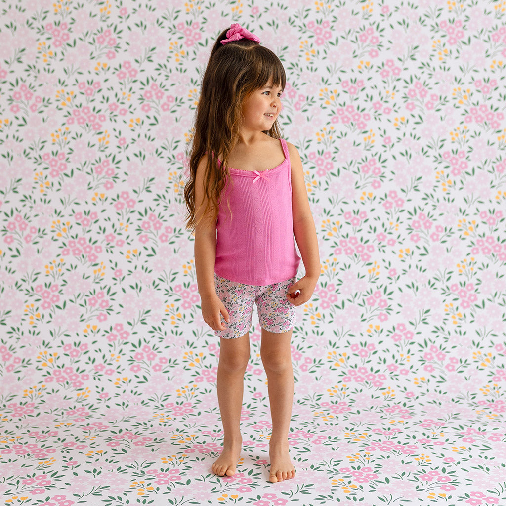 Meadow Haze Pointelle Bike Shorts