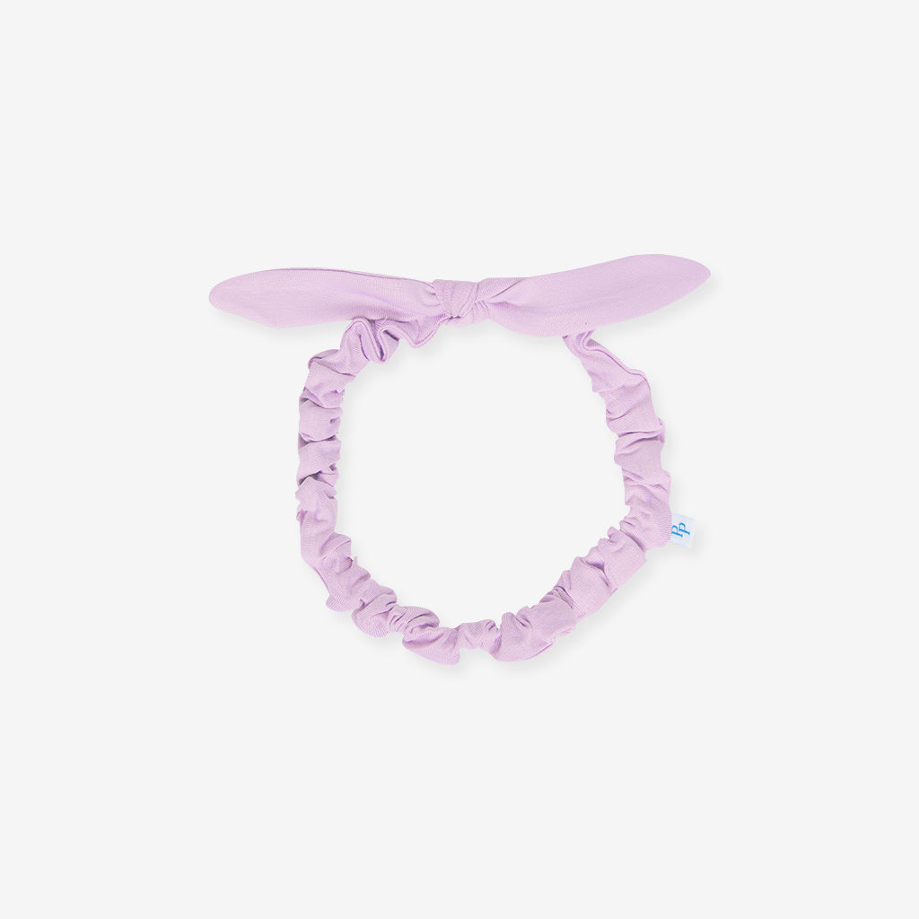 Raya Purple Micro Bow Headwrap