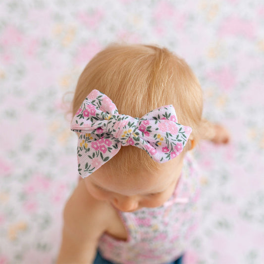 Meadow Haze Pointelle Nylon Headband