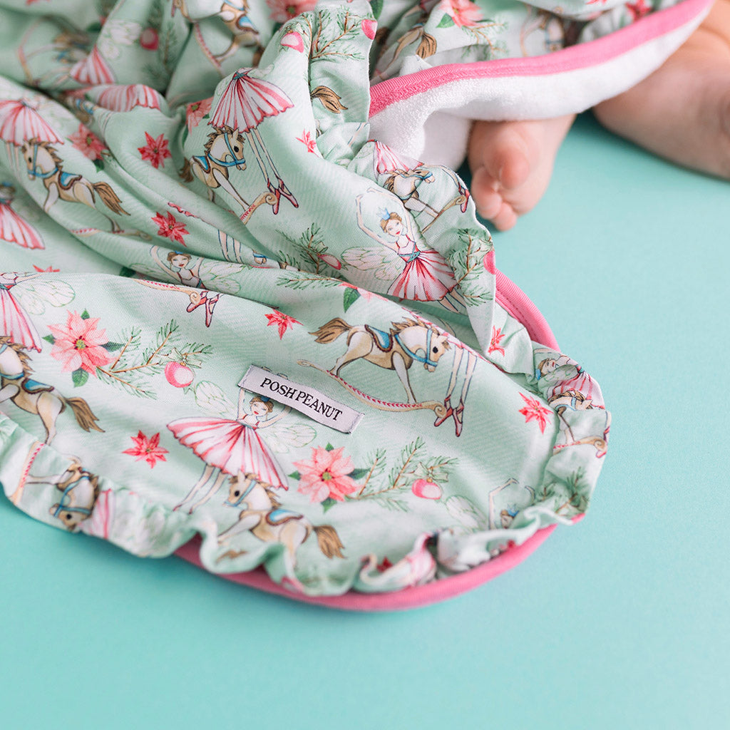 Farrah Ruffled Hooded Towel