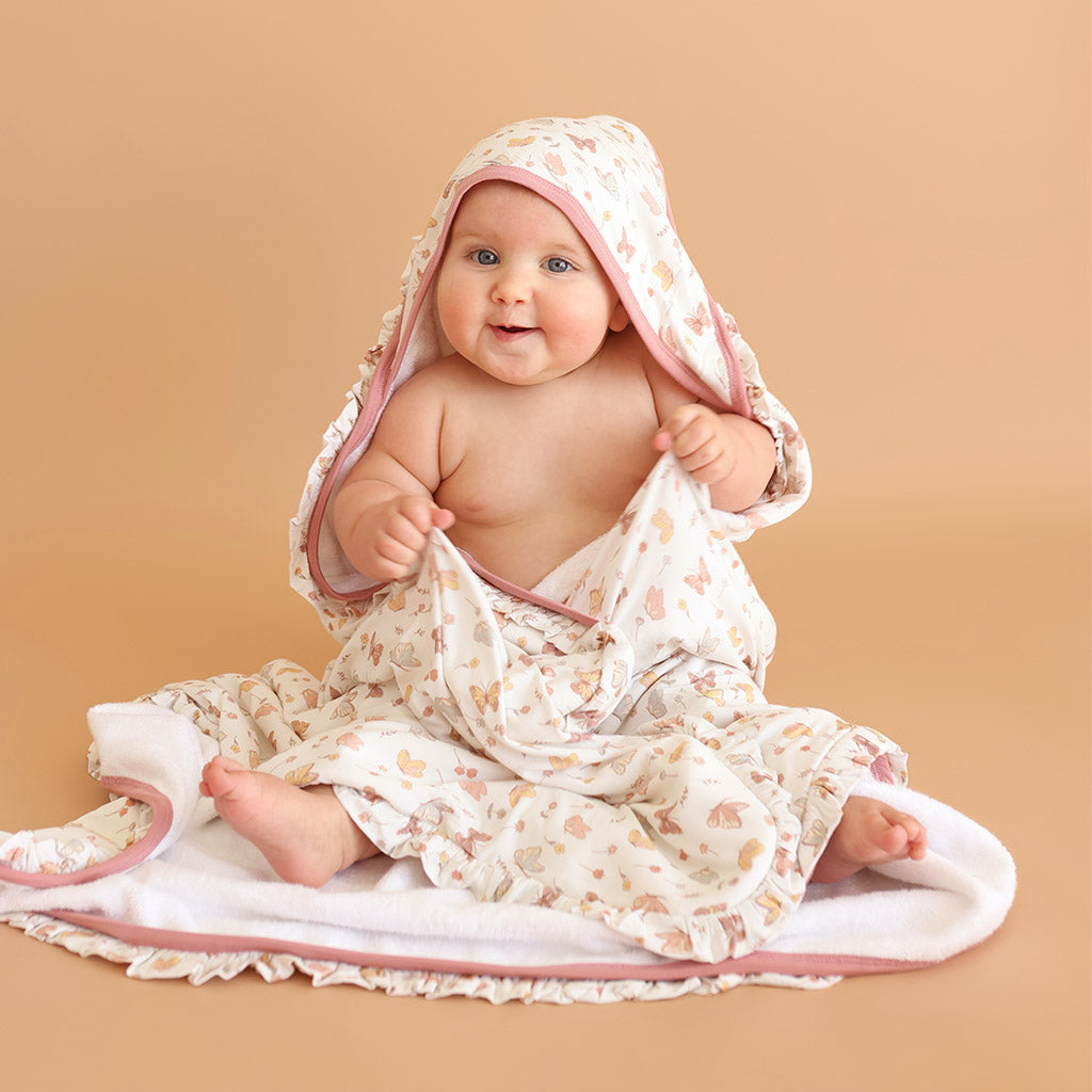 Kelcie Ruffled Hooded Towel