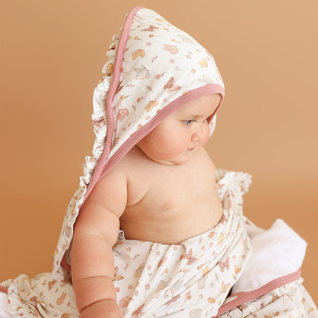Kelcie Ruffled Hooded Towel