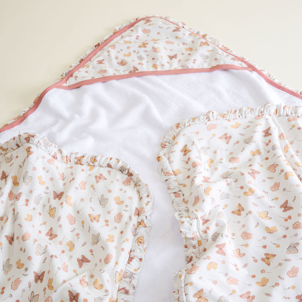Kelcie Ruffled Hooded Towel