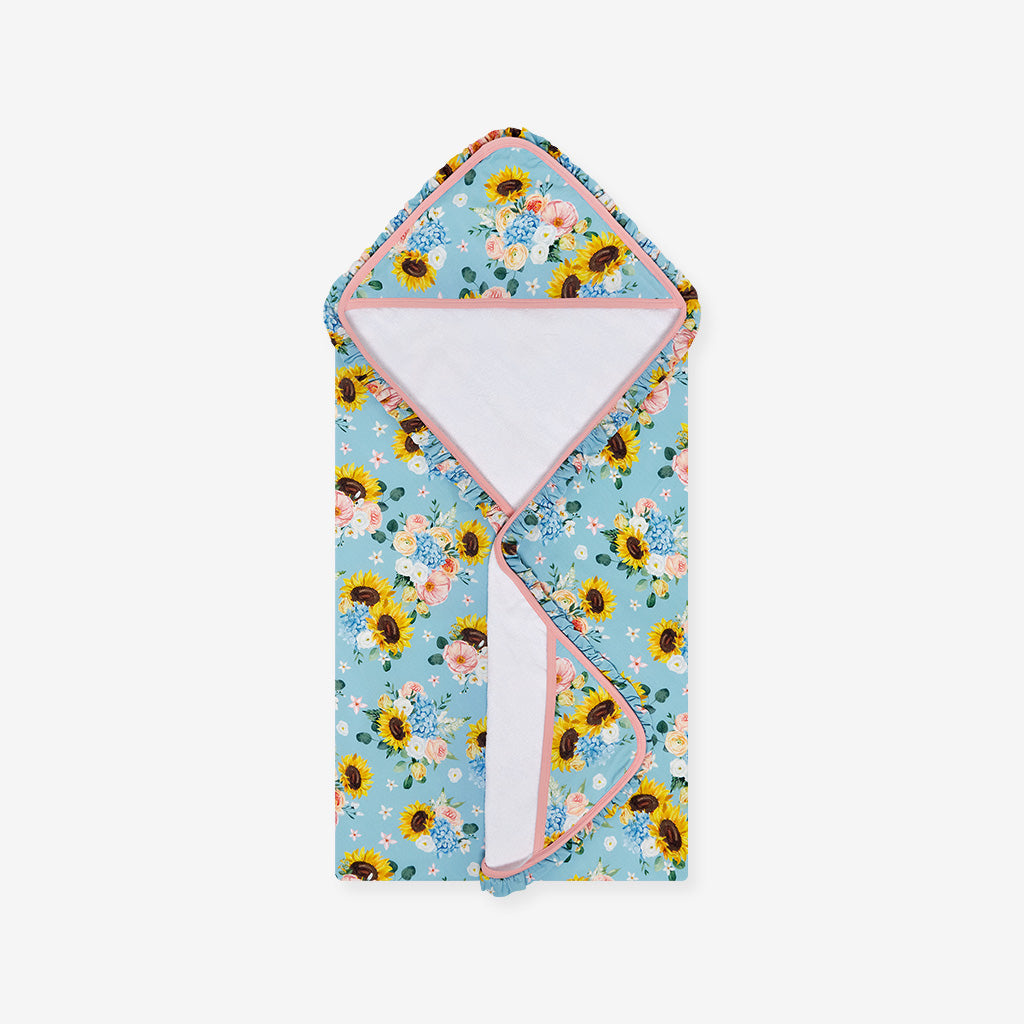 Teresa Marie Ruffled Hooded Towel