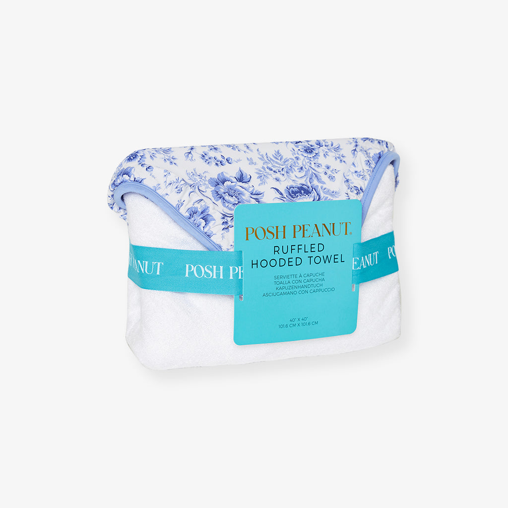 Yve Ruffled Hooded Towel