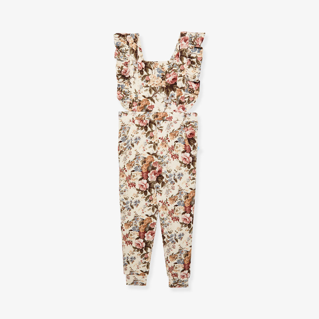 Dauphine French Terry Ruffled Overalls