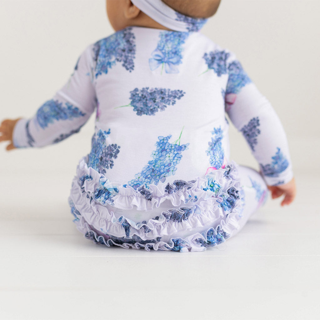 Bonny Footie Ruffled Zippered One Piece