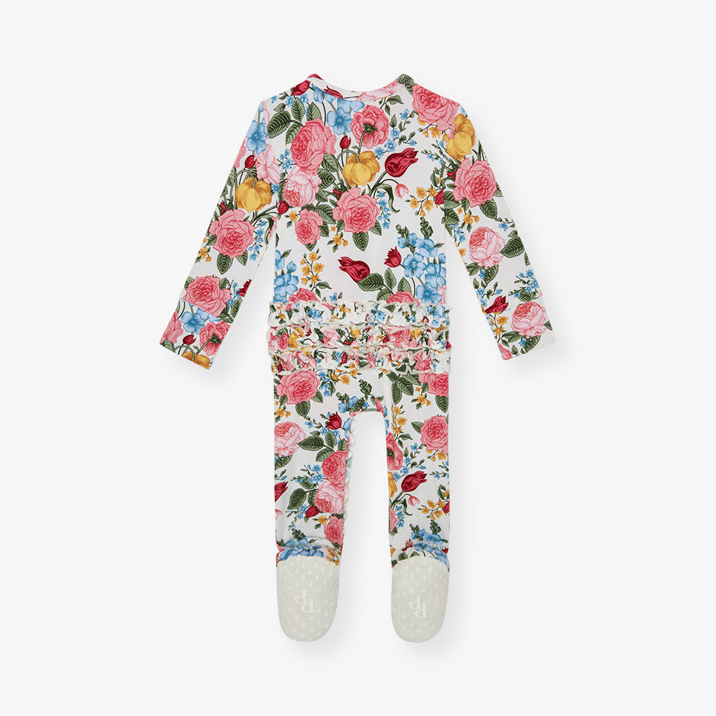 Rubina Footie Ruffled Zippered One Piece