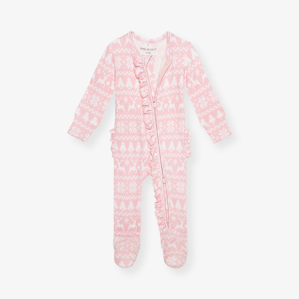 Tammy Footie Ruffled Zippered One Piece