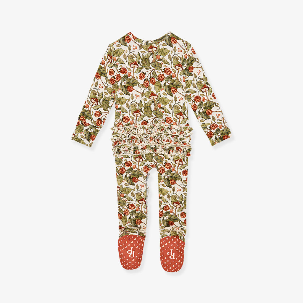 Wilda Footie Ruffled Zippered One Piece